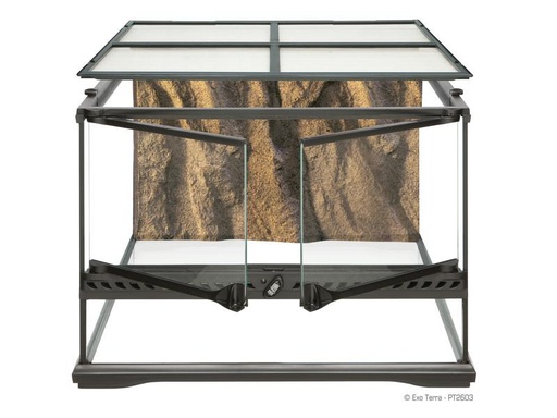 [90261825 1445764] Exo Terra Glasterrarium Natural Small/Low, 45 x 45 x 30 cm