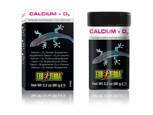 [90261938 1445748] Exo Terra Zusatzpräparat Calcium +D3, 90 g