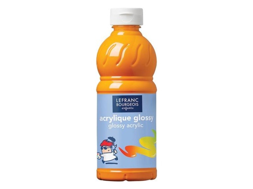[90262104 1407790] LEFRANC Acrylfarbe Glossy 500 ml, Goldgelb