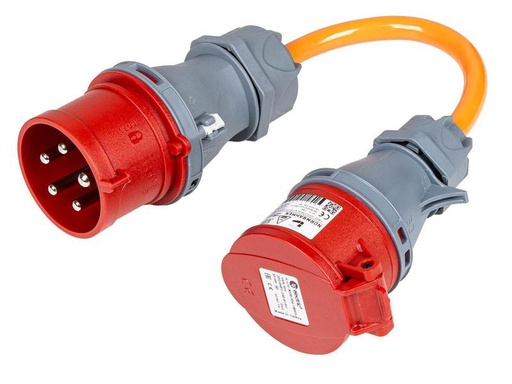 [90262201 1453023] Normrahmen Adapterkabel CEE32/5 - CEE16/5