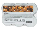 COCON Teelichter gross in Aluhülse 12 Stück, Weiss