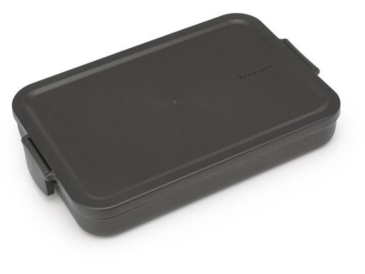 [90262617 1459945] Brabantia Lunchbox Make &amp; Take 25.5 x 16.6 x 3.7 cm, Dunkelgrau