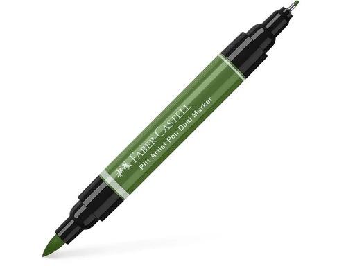 [90262707 1337889] Faber-Castell Tuschestift Pitt Artist Pen Dual Olive
