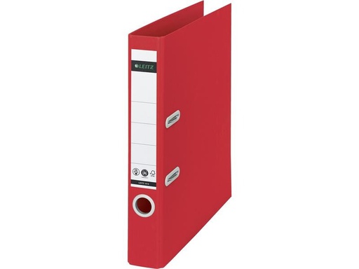 [90262753 1463909] Leitz Ordner Recycle 180° A4 Schmal, Rot