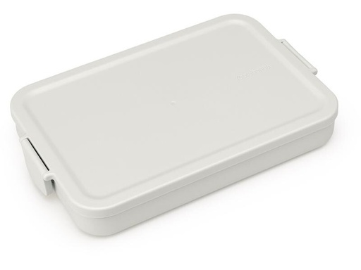 [90262809 1459946] Brabantia Lunchbox Make &amp; Take 25.5 x 16.6 x 3.7 cm, Hellgrau
