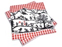 Trendform Papierservietten Swiss Vichy 33 cm x 33 cm, 20 Stück