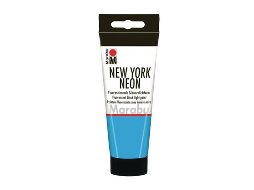 [90045486 728841] Marabu Schwarzlichtfarbe New York Neon 100 ml, Blau