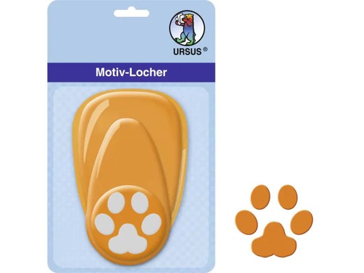 [90045533 809227] URSUS Motivstanzer Pfote mittel, 2.54 cm