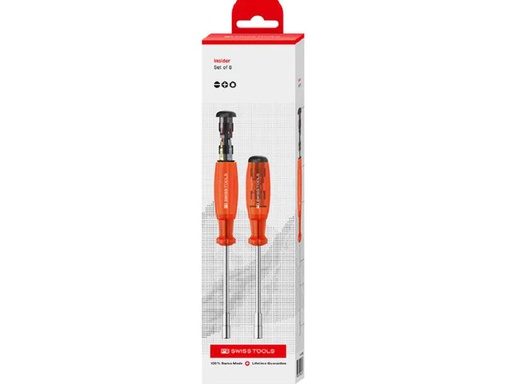 [90263425 1466161] PB Swiss Tools Schraubenzieher Bithalter 6465 CBB mit 8 Bits