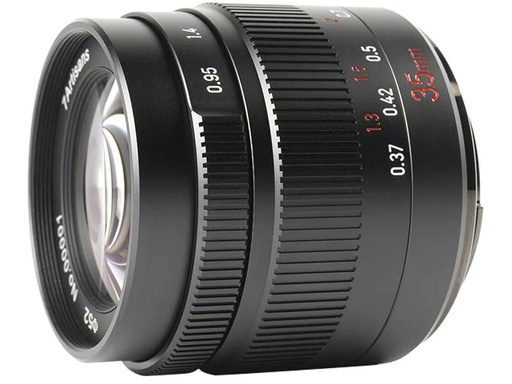 [90263552 1223089] 7Artisans Festbrennweite 35mm F/0.95 – MFT