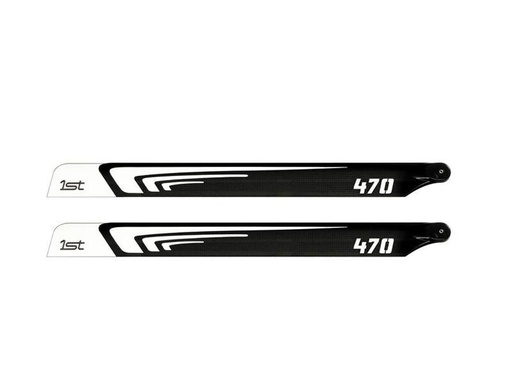 [90263662 1157508] 1st Hauptrotorblätter Carbon 470 mm FBL 2 Stück