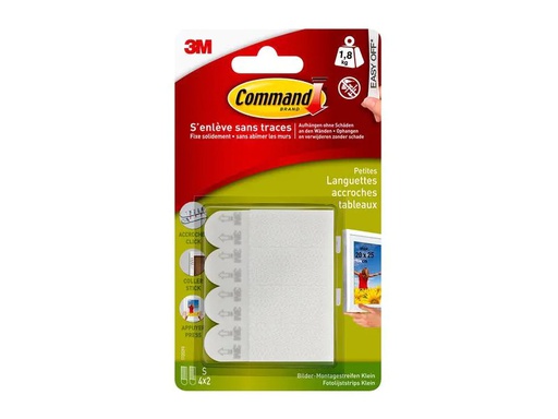 [90263724 294575] Command Klebepad Command S 1.8 kg, Weiss, 4 Set