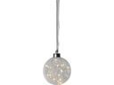 Star Trading Weihnachtskugel Glow, 15 LED, Ø 10 cm, Transparent