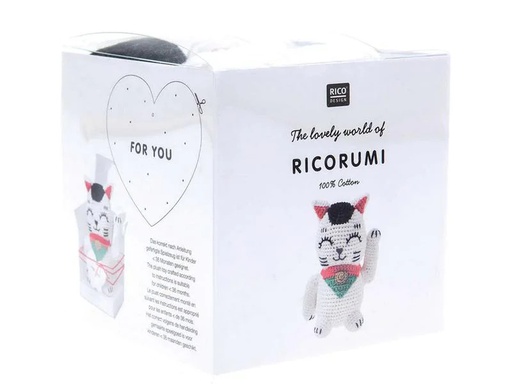 [90264271 1470972] Rico Design Häkelset Creative Ricorumi Lucky Cat