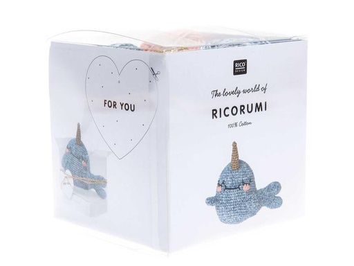 [90264274 1470971] Rico Design Häkelset Creative Ricorumi Narwal