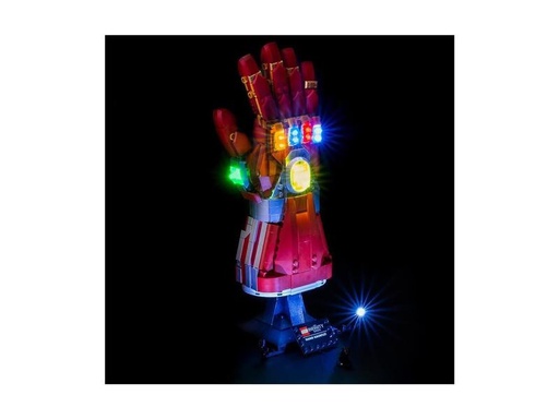 [90264323 1470405] Light My Bricks LED-Licht-Set für LEGO® Iron Mans Nano Handschuh 76223