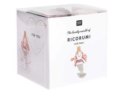[90264342 1208414] Rico Design Häkelset Creative Ricorumi Meerjungfrau
