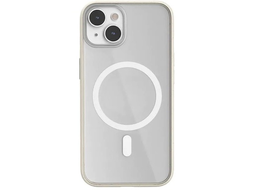 [90264599 1469071] Woodcessories Back Cover Clear Case MagSafe iPhone 14 Pro Weiss