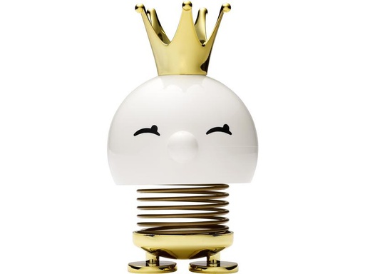 [90265031 1464761] Hoptimist Aufsteller Bimble Königin M 12.1 cm, Gold/Weiss