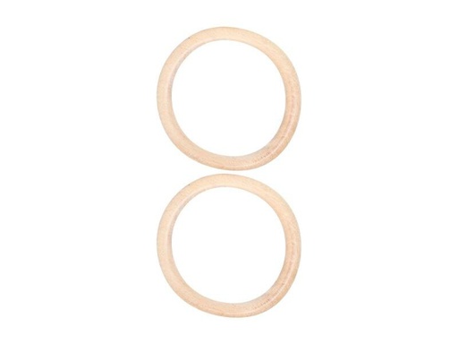 [90265037 1462778] lalana Holzring Hölzerner Ring 10.5 cm, 2 Stück