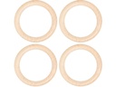 lalana Holzring Hölzerner Ring 6.5 cm, 4 Stück