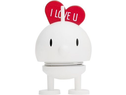 [90265102 1464757] Hoptimist Aufsteller Bumble Love S 8.7 cm, Weiss