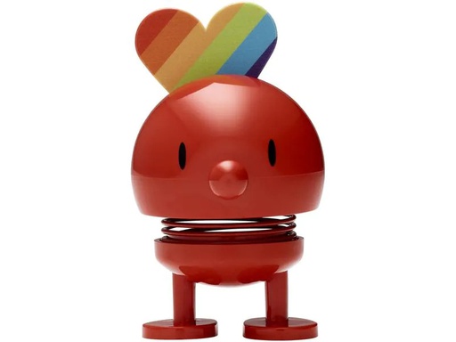 [90265107 1464777] Hoptimist Aufsteller Regenbogen S 8.7 cm, Rot