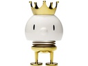 Hoptimist Aufsteller Bumble König M 12.1 cm, Gold/Weiss