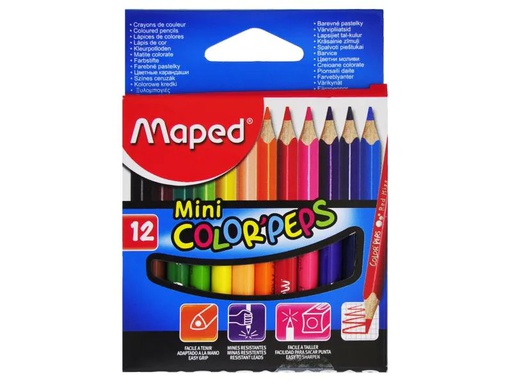 [90045768 683340] maped Farbstifte Color Peps Mini 12 Stück