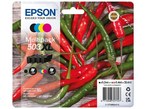 [90265516 1473596] Epson Tinte Multipack 503XL Black/Cyan/Magenta/Yellow