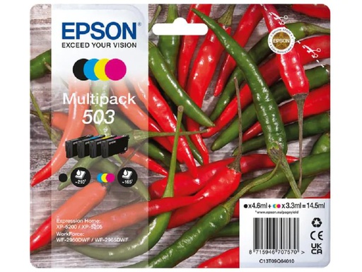 [90265537 1473597] Epson Tinte Multipack 503 Black/Cyan/Magenta/Yellow