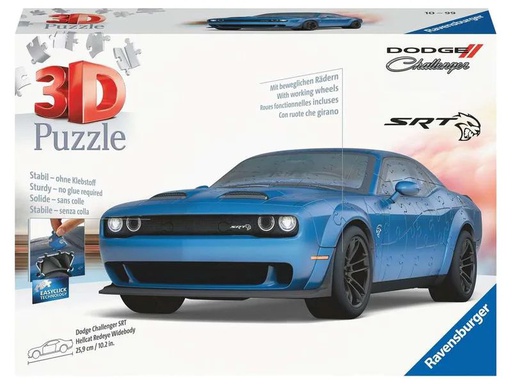 [90265610 1468683] Ravensburger 3D Puzzle Dodge Challenger SRT Hellcat Redeye Widebody
