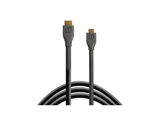 [90265636 1450724] Tether Tools Kabel TetherPro HDMI Mini zu HDMI 2.0, 0.3 m Schwarz