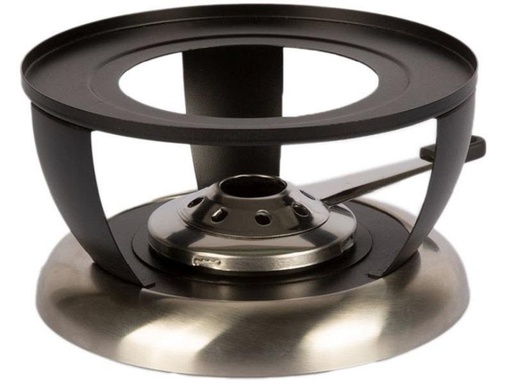 [90265649 1474862] Stöckli Fondue-Rechaud Bellavista Schwarz/Silber
