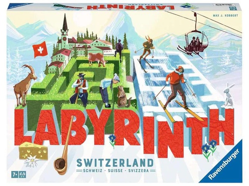[90265686 1468693] Ravensburger Familienspiel Labyrinth Switzerland