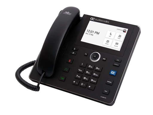 [90265738 1474481] Audiocodes Tischtelefon C455HD Microsoft Teams Schwarz