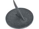 Esschert Design Sonnenuhr rund Schiefer