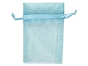 Creativ Company Organzabeutel Organza 7 x 10 cm 10 Stück, Hellblau