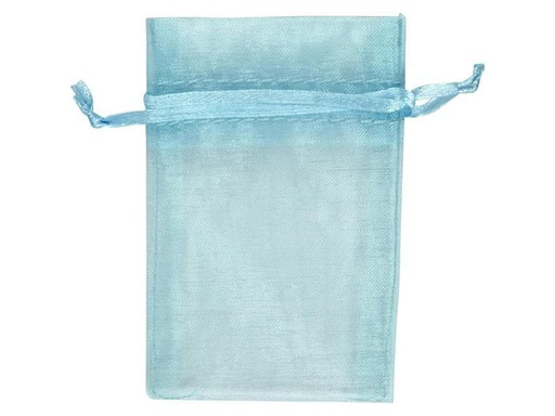 [90045811 884057] Creativ Company Organzabeutel Organza 7 x 10 cm 10 Stück, Hellblau