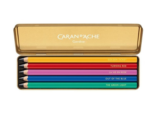 [90265862 1445177] Caran d'Ache Bleistift Set Maxi HB 4.5 mm, farbig, 5 Stk