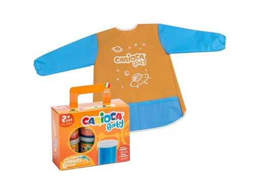 [90265929 1463535] Carioca Fingermalfarbe Baby 6 Stück, Mehrfarbig