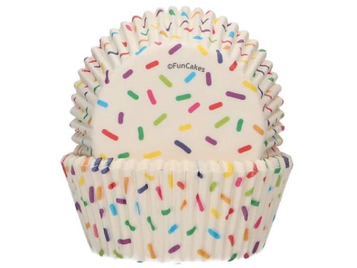 [90266184 1478570] Funcakes Muffin Backform Sprinkles 48 Stück