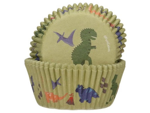 [90266225 1478572] Funcakes Muffin Backform Dino 48 Stück