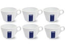 Lavazza Cappuccinotasse America 250 ml, 6 Stück, Weiss