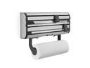 Leifheit Wandrollenhalter Parat Royal Silber, 40.7 x 18 x 11.4 cm