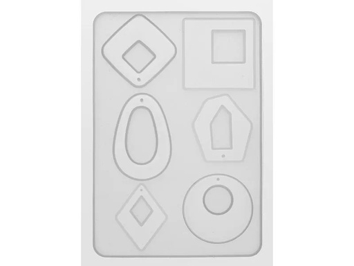 [90266860 1369069] Glorex Form aus Silikon 14.5 x 10 cm, 6-teilig, Ornamente