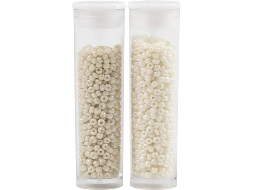[90266872 1468138] Creativ Company Rocailles-Perlen Glasperlen Beige/Perlmutt