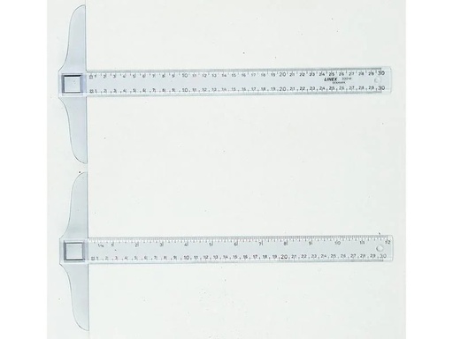 [90266910 1470709] Linex Lineal-Set Zeichenschiene 30 cm, transparent