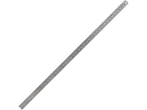 [90266967 1470707] Linex Lineal aus Stahl 100 cm , Grau