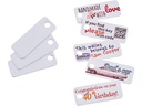 Colop Namensschild mit Loch 45 x 18 mm, 20 Stück